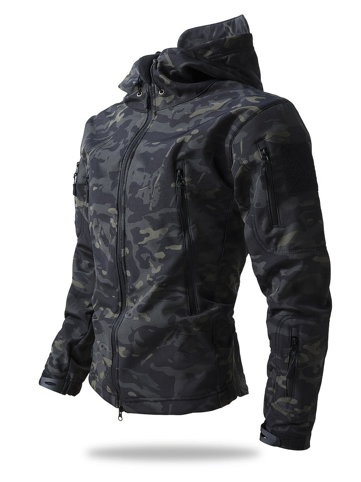 Men's Winter Jacket with Functional Design 