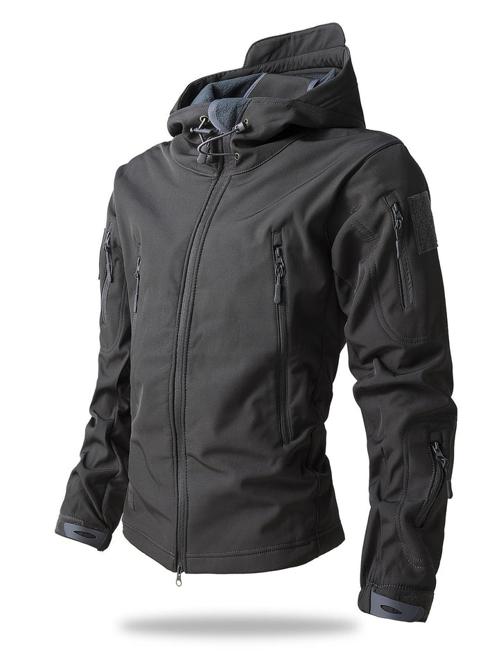 Men's Winter Jacket with Functional Design 