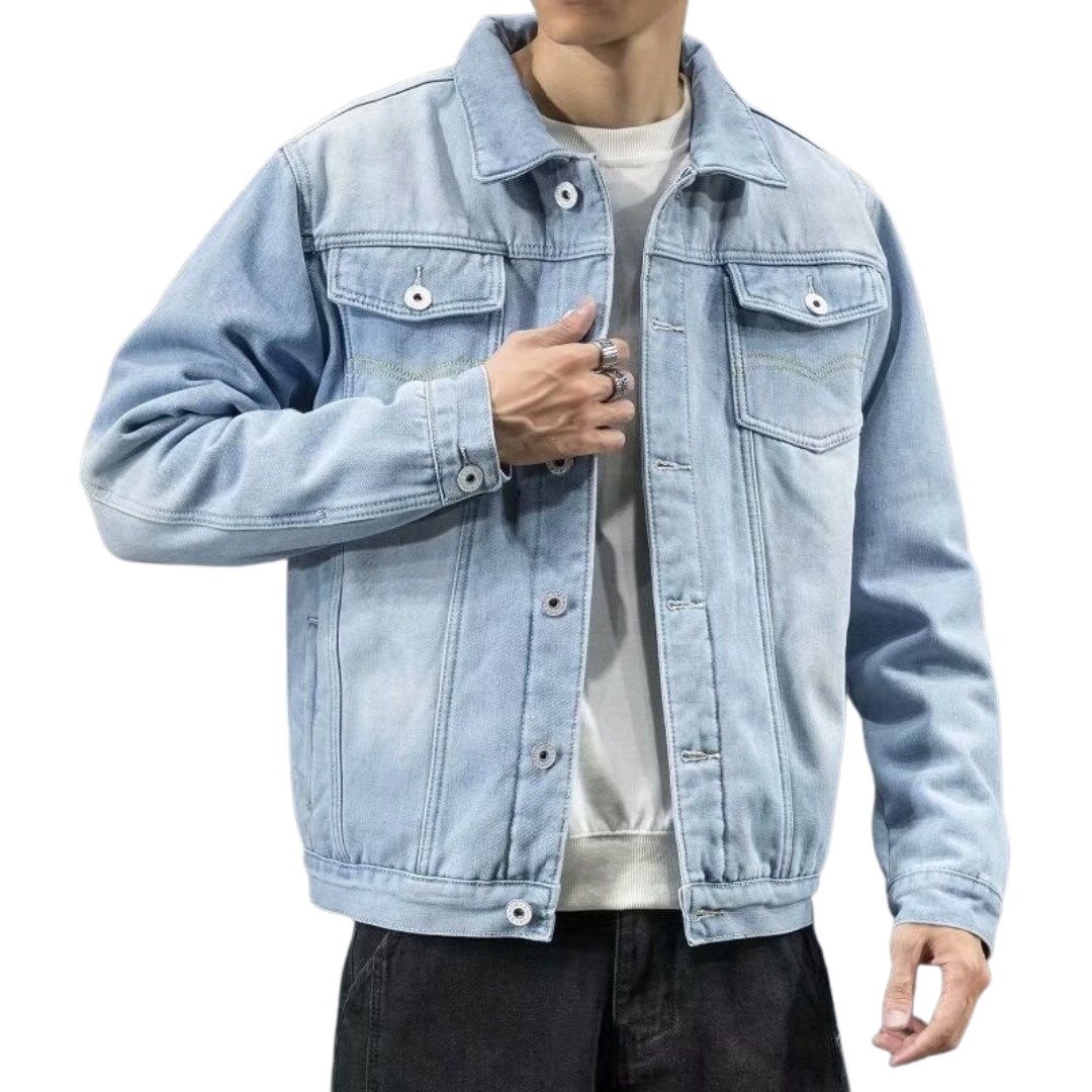 Men's denim jacket with soft lining