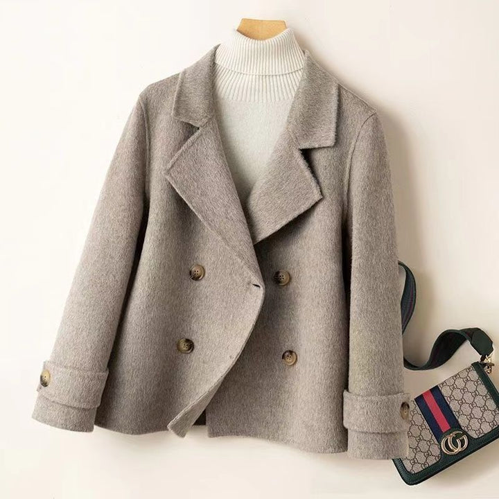 Women's Winter Jacket with Double Zipper and Elegant Fit