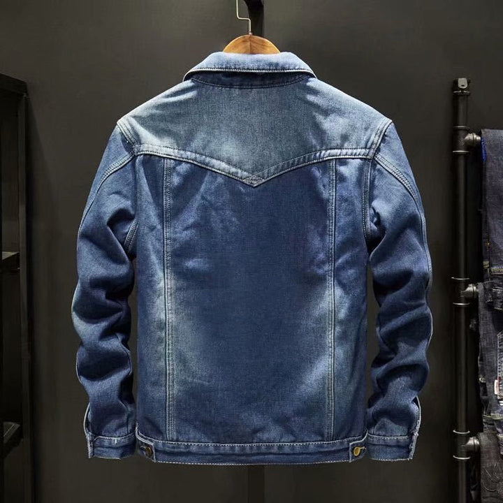 Men's denim jacket with soft lining