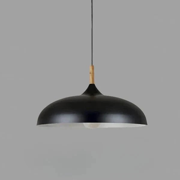 UFO LED ceiling lamp – oak, E27 &amp; modern Scandinavian