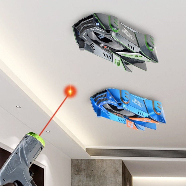 Gravity-powered RC toy car – climbs walls and ceilings