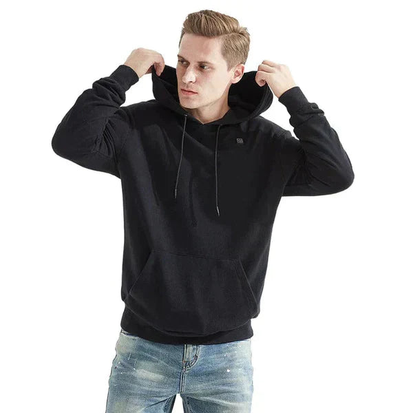 Unisex hooded sweatshirt with heating function 