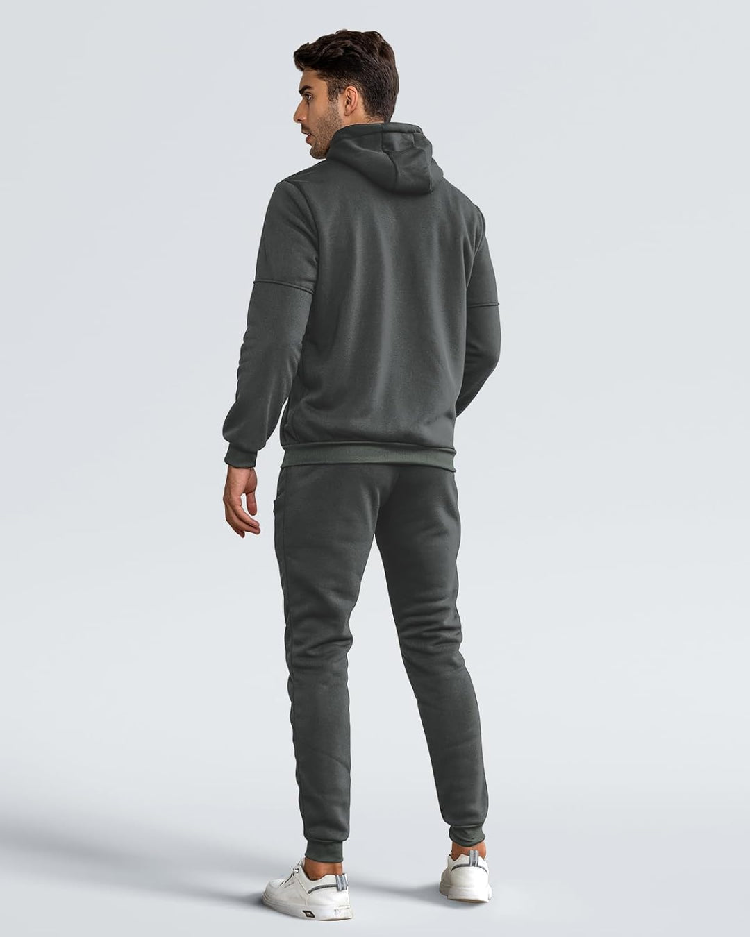 Men's tracksuit with hooded jacket and jogging pants