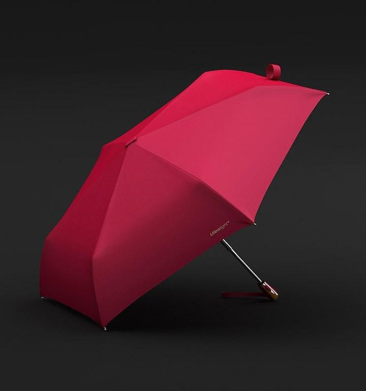 Ultra-lightweight foldable UV umbrella with wind protection and drying technology