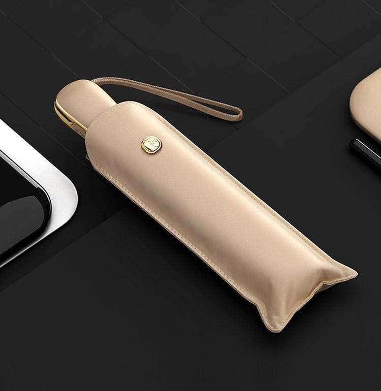 Ultra-lightweight foldable UV umbrella with wind protection and drying technology
