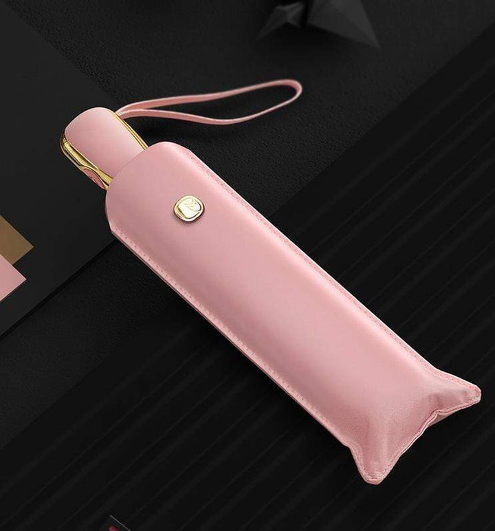 Ultra-lightweight foldable UV umbrella with wind protection and drying technology