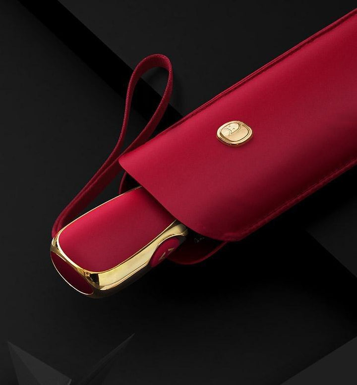 Ultra-lightweight foldable UV umbrella with wind protection and drying technology