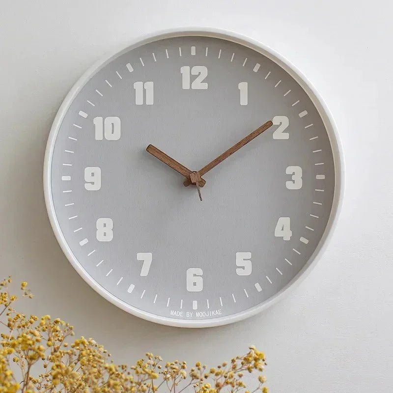Bambus Wanduhr Mit Leisem Quarzwerk