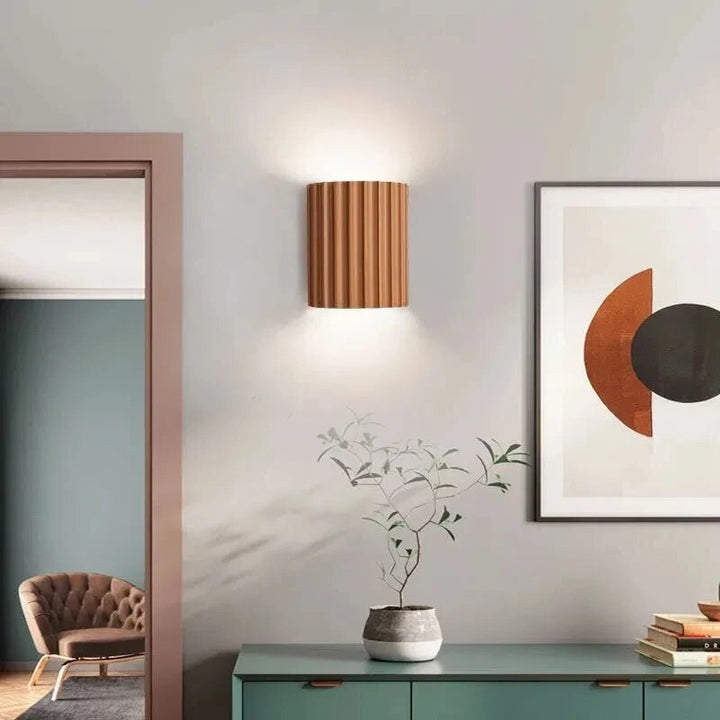 Modern, stylish LED wall light for living room and hallway