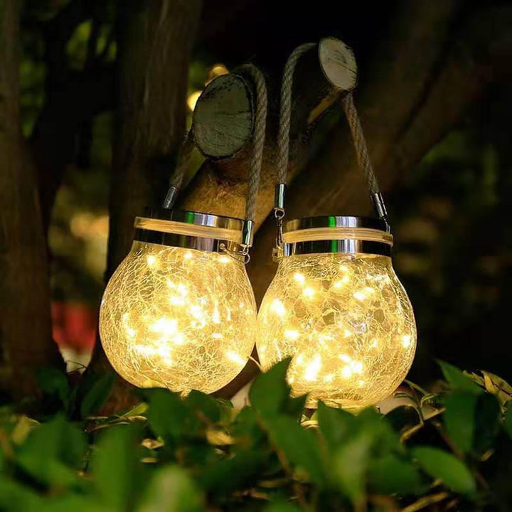 Solar Gartenleuchte Aus Glas Für Terrasse Und Garten