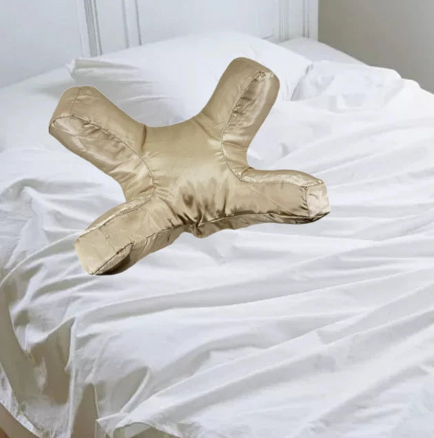 Seitenschläfer-Kissen in Spezialform für Gesichtsunterstützung