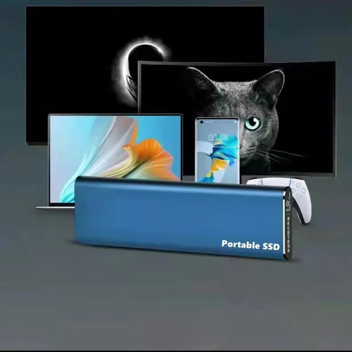 External hard drive with USB-C connection – fast, compact &amp; reliable