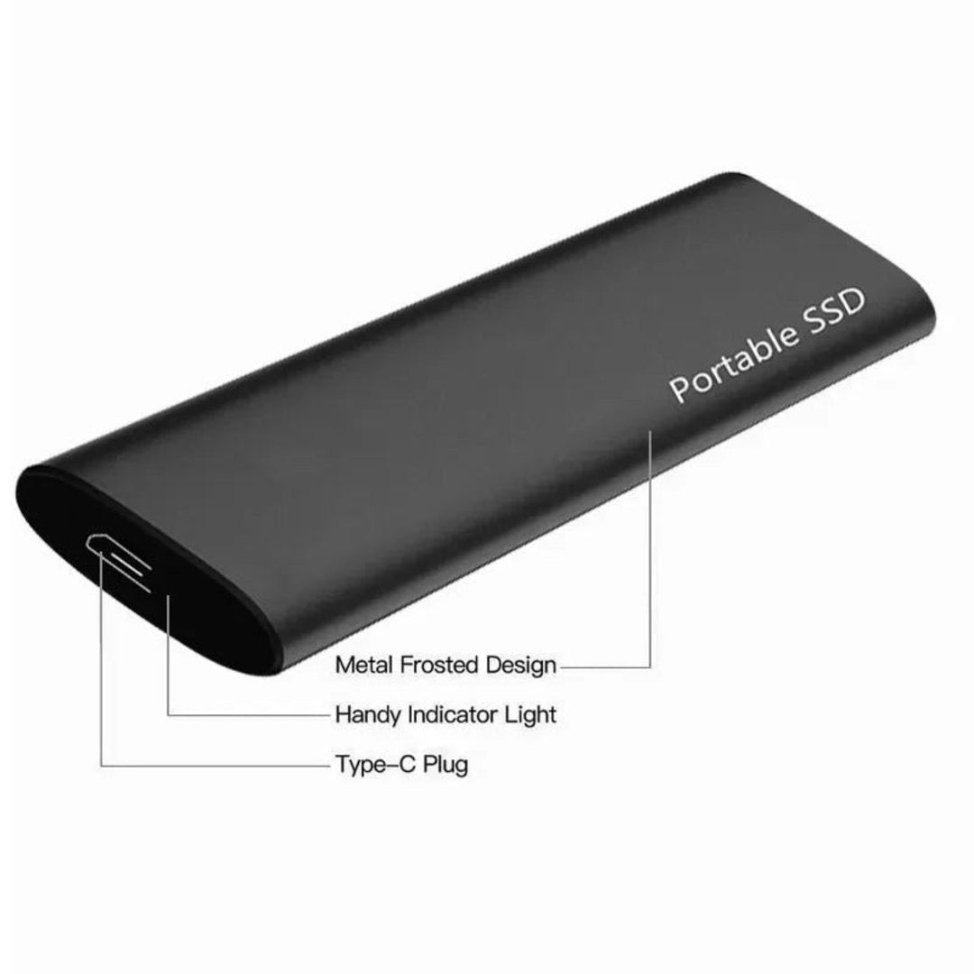 External hard drive with USB-C connection – fast, compact &amp; reliable