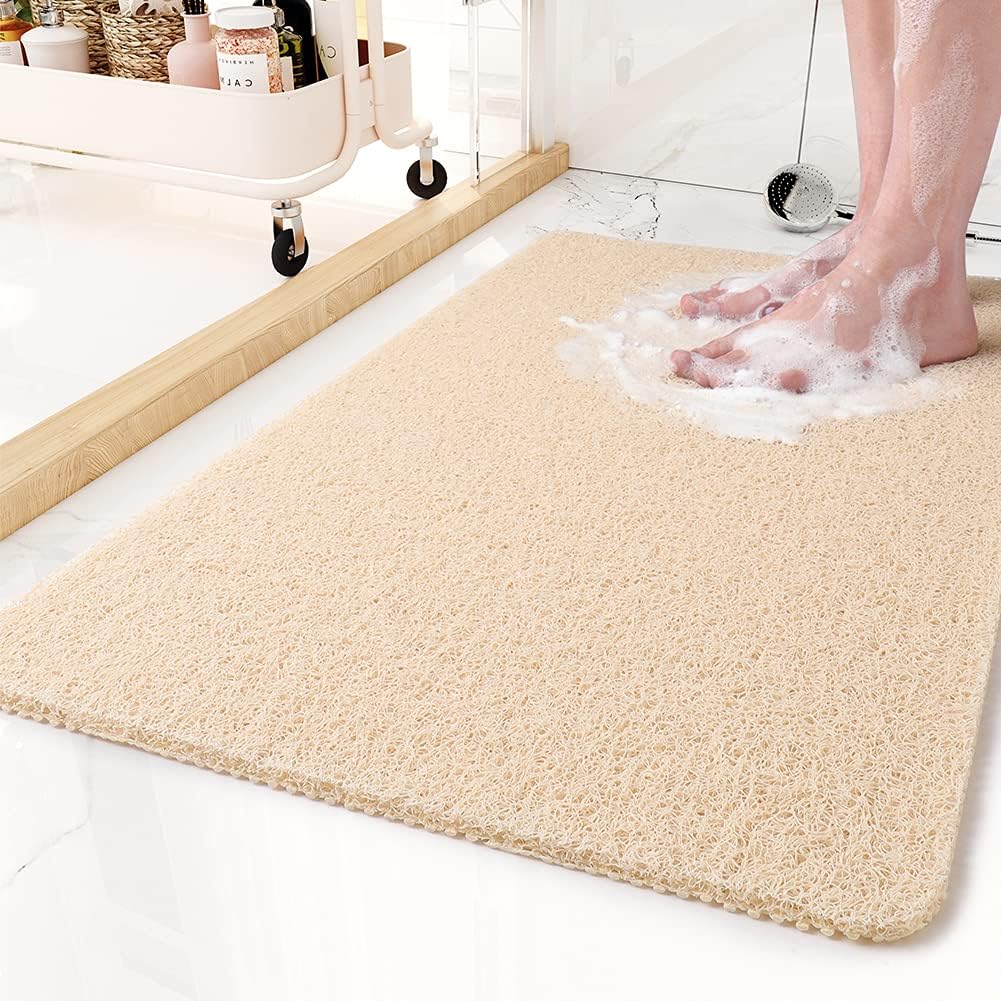 Non-slip shower mat, hygienic for bathrooms