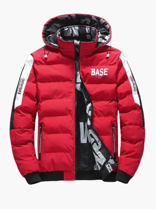 Herren Steppjacke Mit Kapuze Im Urbanen Stil