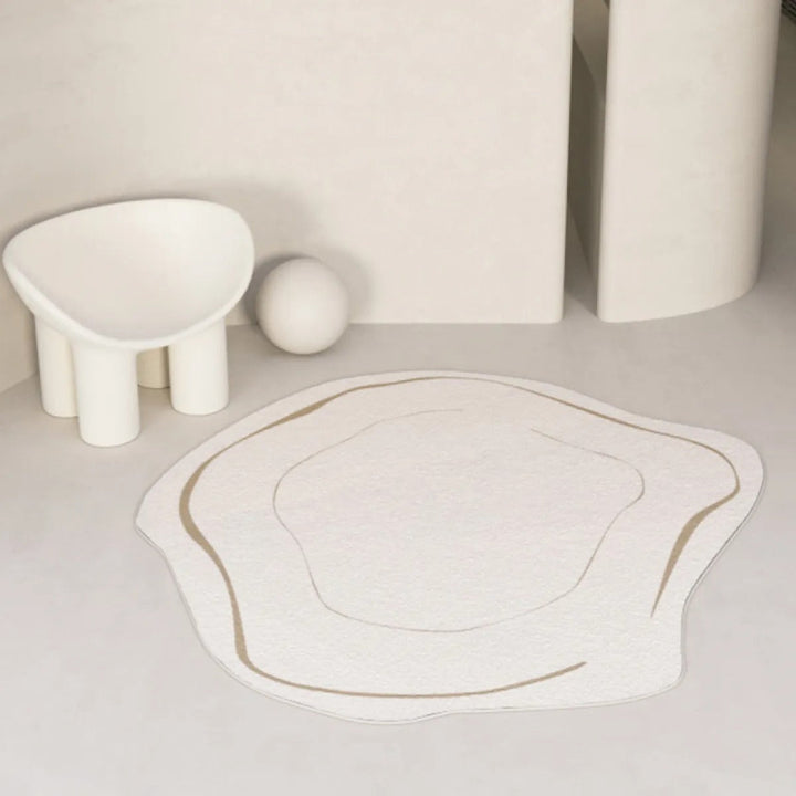 Round rug – Modern geometric design for stylish rooms