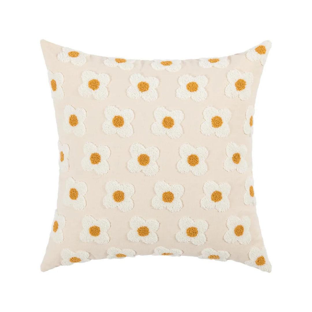 Kissenbezug Jacquard Mit Stickerei 45 x 45 cm