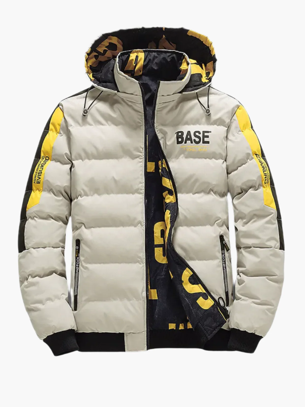 Herren Steppjacke Mit Kapuze Im Urbanen Stil