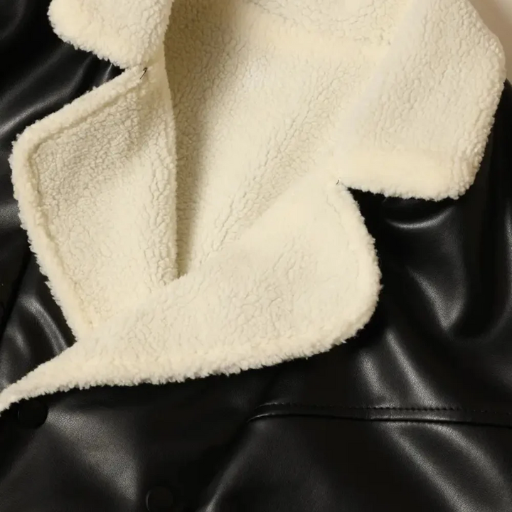 Herren Bomberjacke Mit Plüschfutter Und Druckknopfverschluss