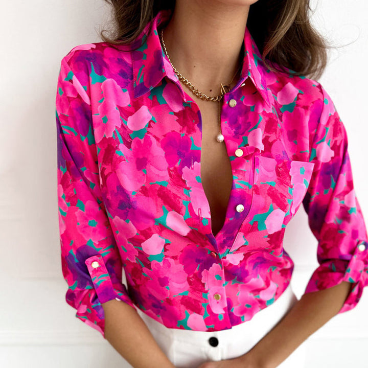 Women’s Casual Floral Print Blouse