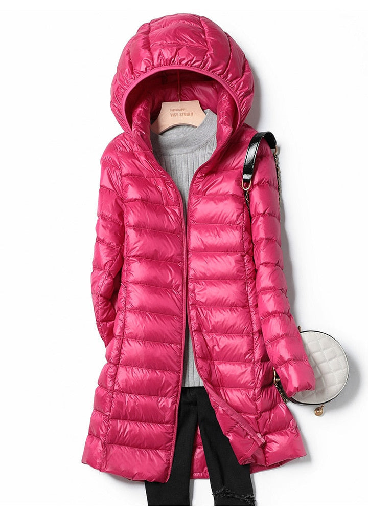 Women's Winter Jacket - Lightweight and Casual with Classic Design 