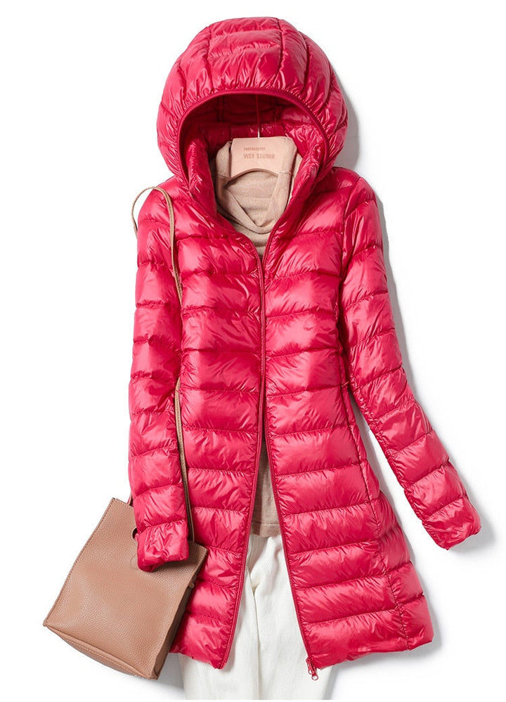 Women's Winter Jacket - Lightweight and Casual with Classic Design 
