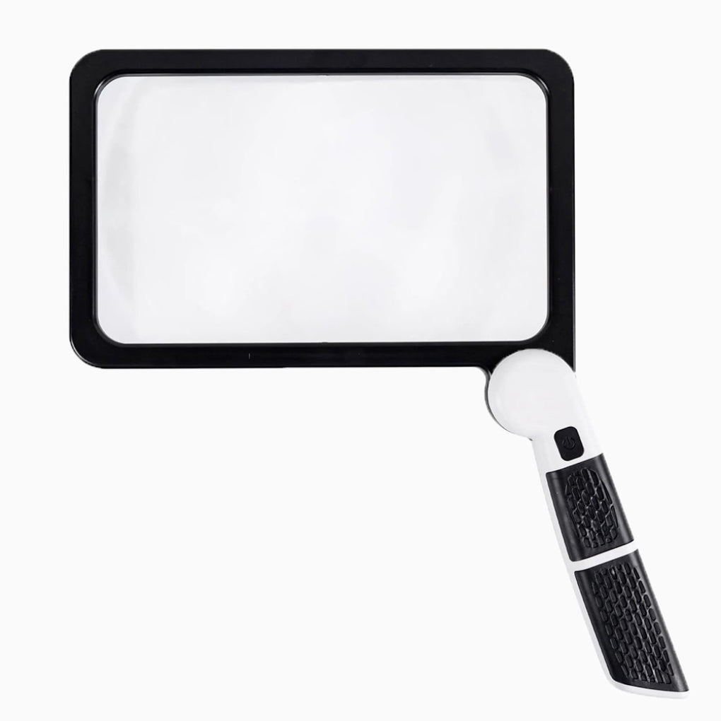 Handy full-page magnifying glass for precise reading and working