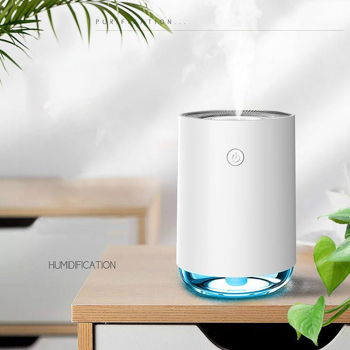 Compact Ultrasonic Diffuser and Humidifier – Stylish Mini Device for Home and Office