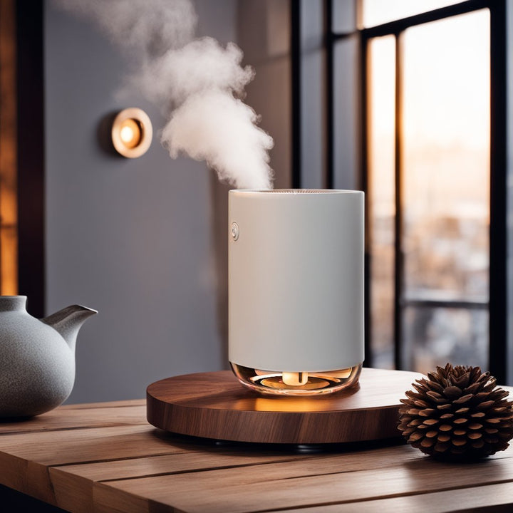 Compact Ultrasonic Diffuser and Humidifier – Stylish Mini Device for Home and Office