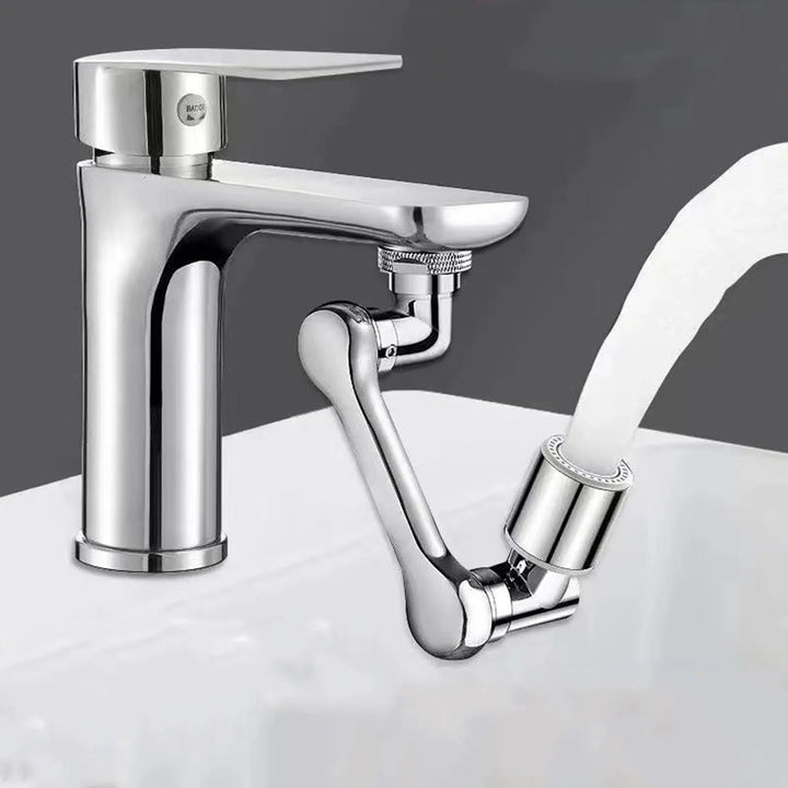Faucet attachment with filter and 1080° rotation
