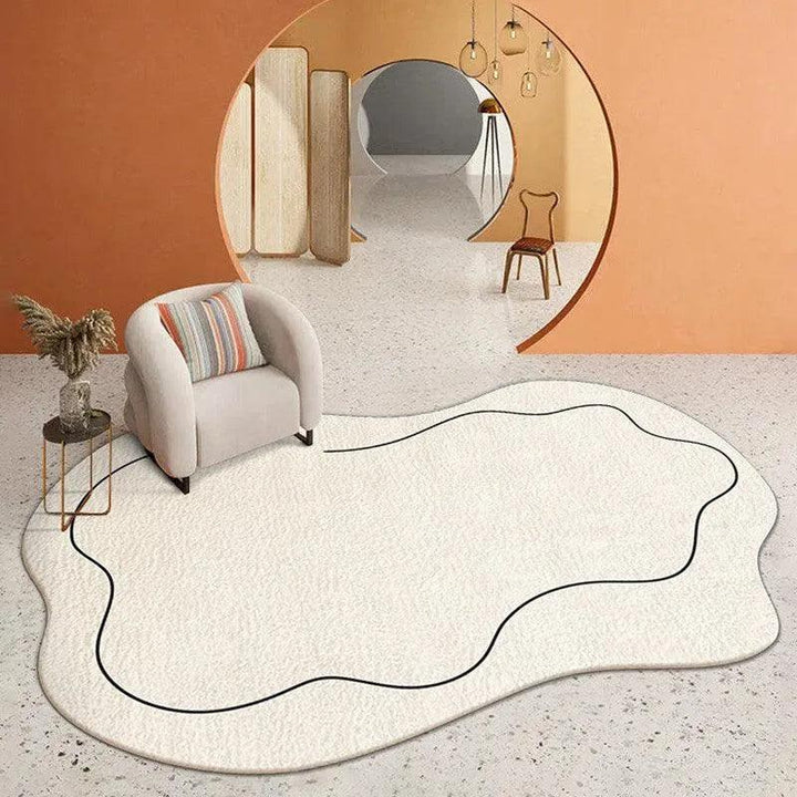 Rug – Simple cloud design with a soft cashmere touch