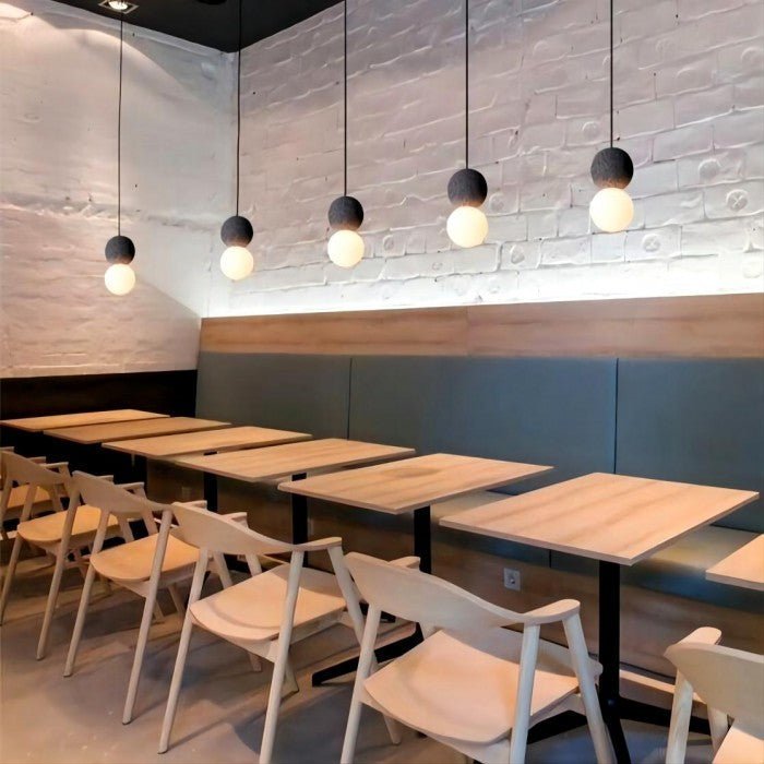 Moderne LED Kugel Pendelleuchte für Wohnzimmer und Esszimmer