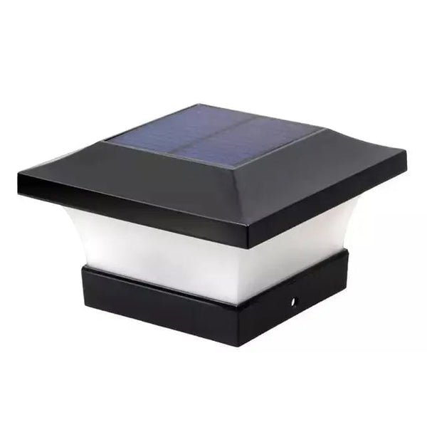 Solar-powered LED garden light, weatherproof with warm white light