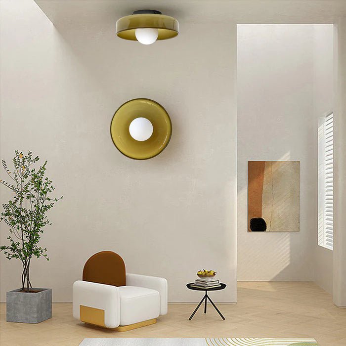 Modern round ceiling light with bright light for living spaces