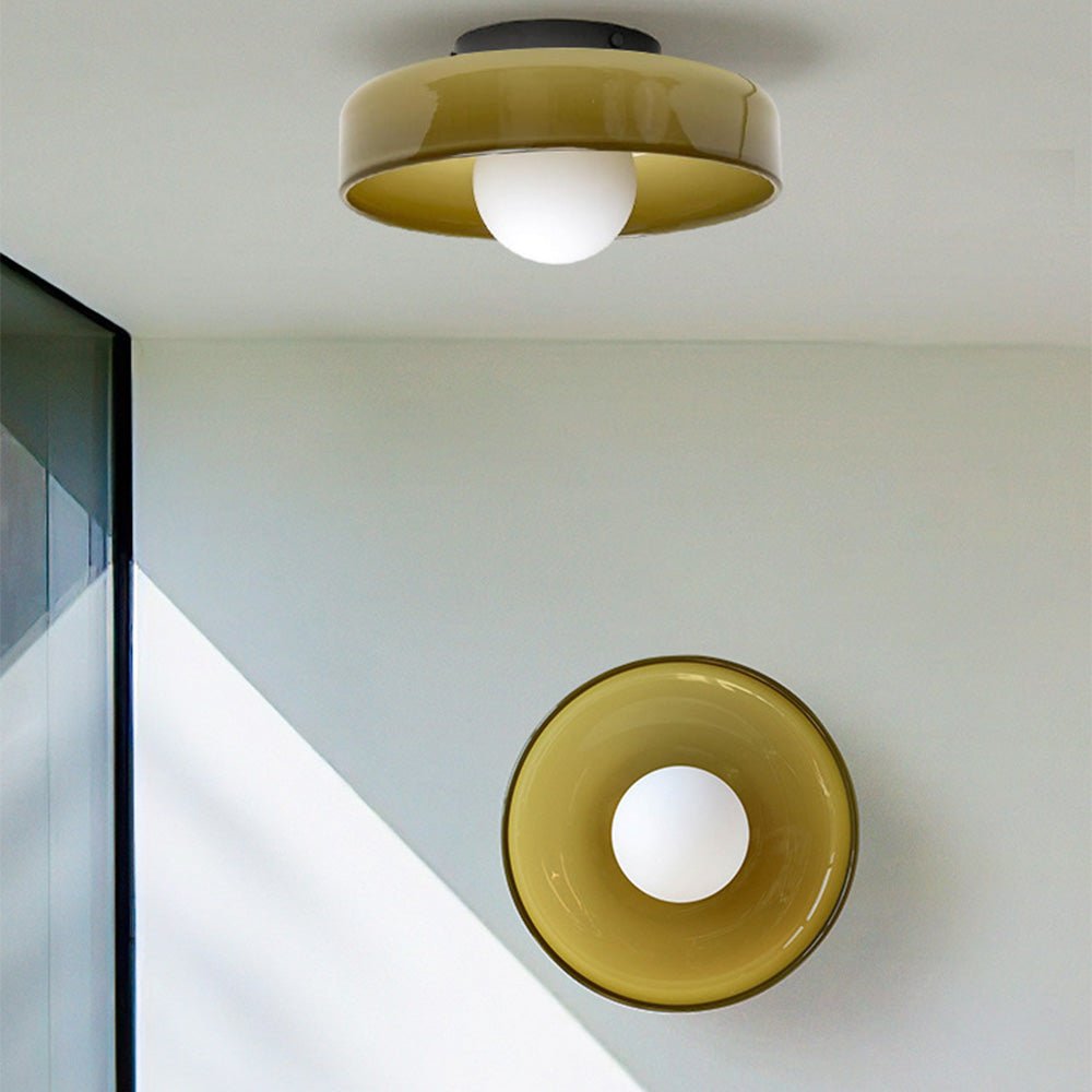 Modern round ceiling light with bright light for living spaces