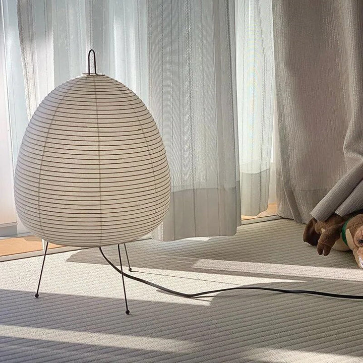 Airy table lamp with soft light for relaxed living spaces