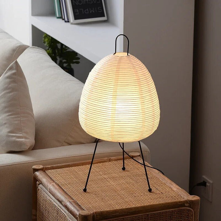 Airy table lamp with soft light for relaxed living spaces