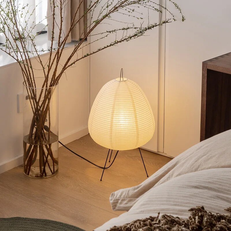 Airy table lamp with soft light for relaxed living spaces