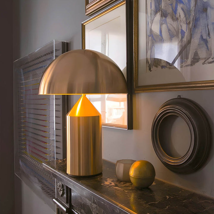 Vintage table lamp with warm light for stylish living spaces