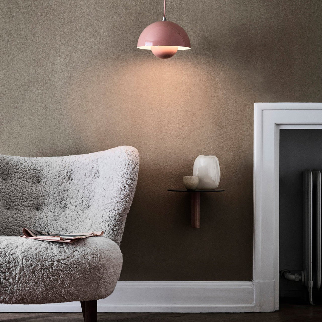 Elegant round pendant lamp with dome design for dining room and kitchen