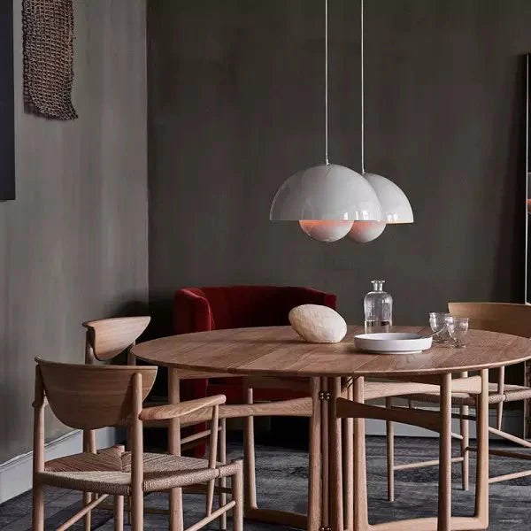Elegant round pendant lamp with dome design for dining room and kitchen