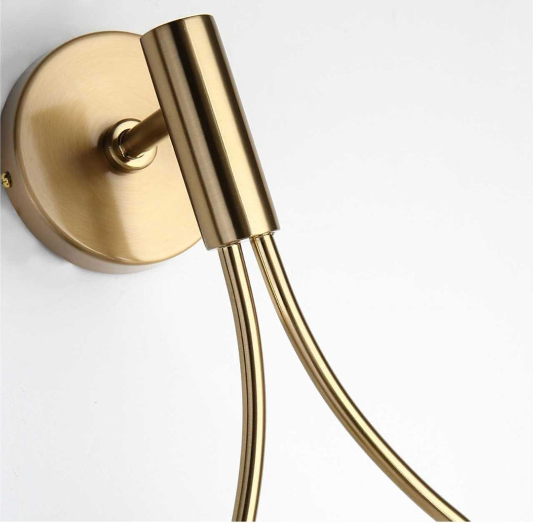 Spherical wall light with warm light for stylish interiors