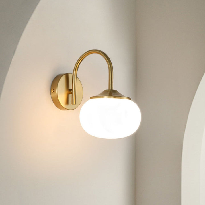 Gentle wall light with modern design for bedroom and hallway