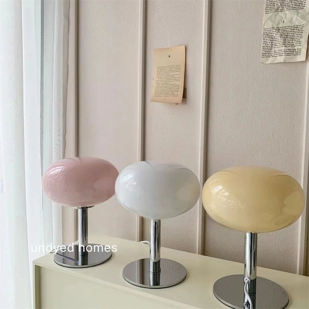 Playful table lamp in a macaron design with warm light for stylish rooms
