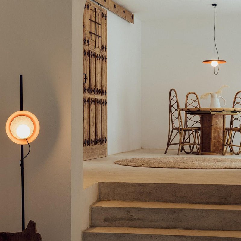 Industrial LED pendant light made of metal for dining room 