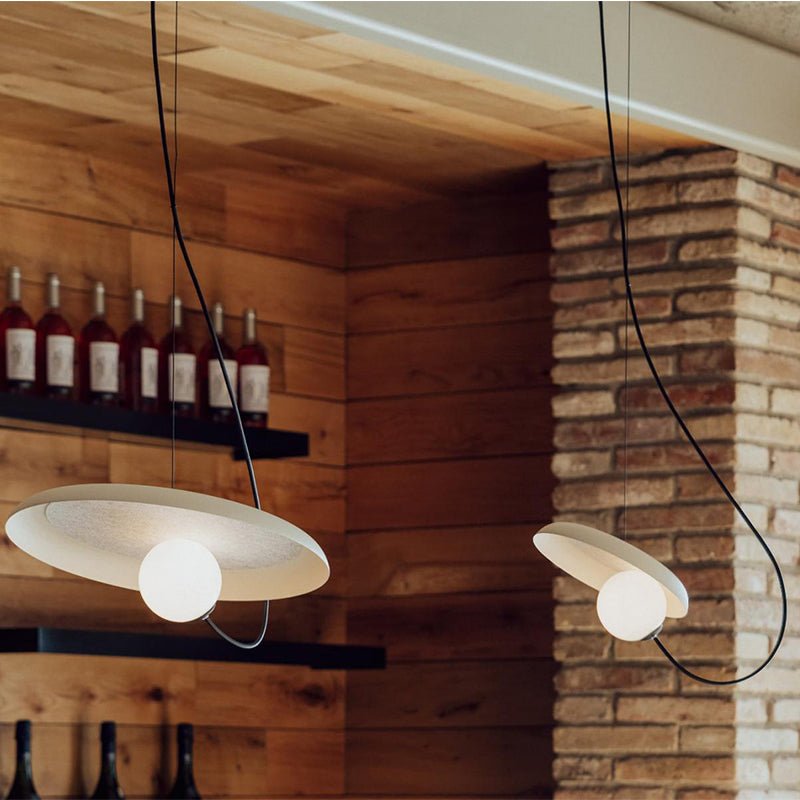 Industrial LED pendant light made of metal for dining room 