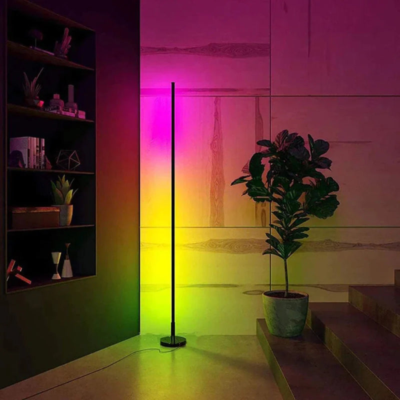 Multicolor LED floor lamp with app control
