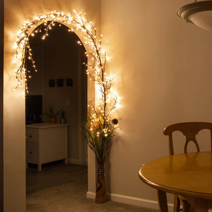LED branch lights for wall decoration and Christmas atmosphere